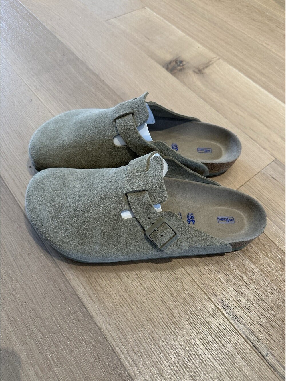 birkenstock boston Men’s Size 46 Suede Khaki